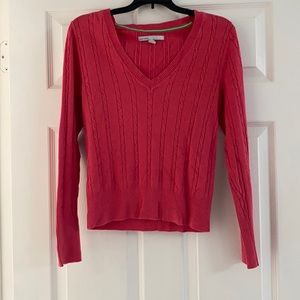Pink sweater, great for the fall and winter!